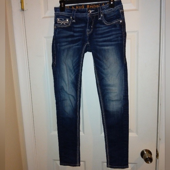 Rock Revival Kai Ankle Skinny Jeans size 26 - Picture 4 of 15